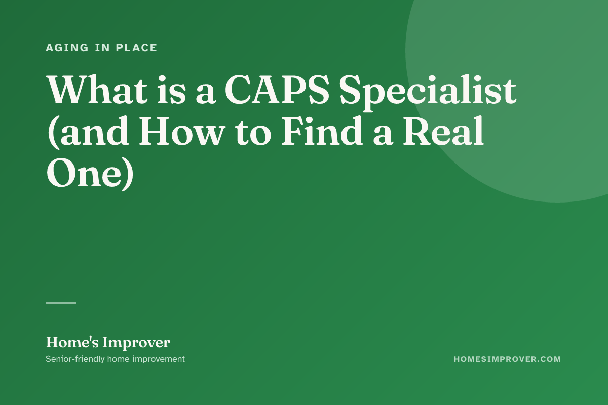 A CAPS-certified contractor reviewing accessibility modifications with a homeowner