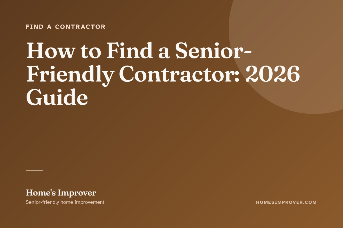 A senior couple at their kitchen table reviewing three written contractor quotes with a CAPS-certified contractor explaining the differences