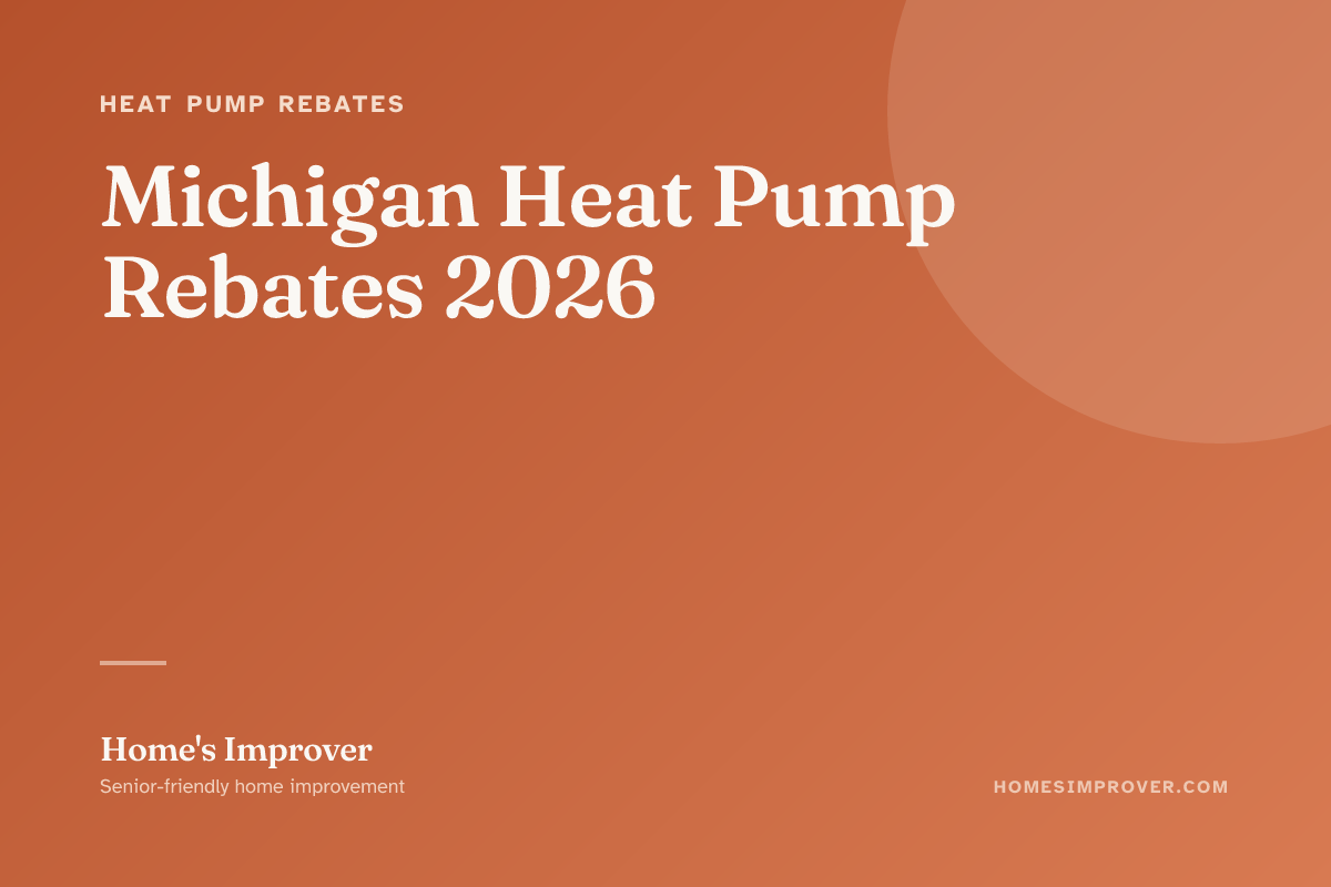 A heat pump at a Michigan home