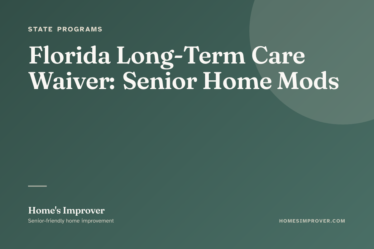A Florida senior home with accessibility modifications