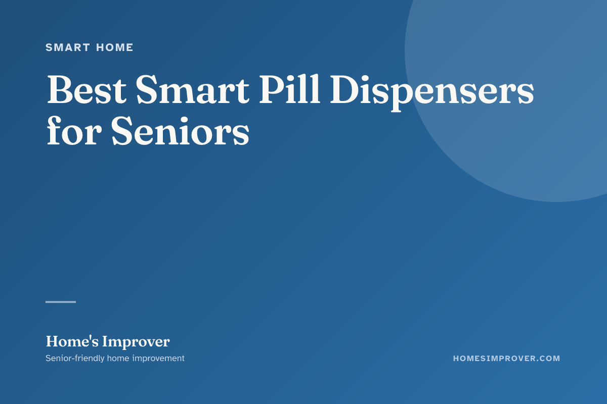 A smart pill dispenser with weekly compartments