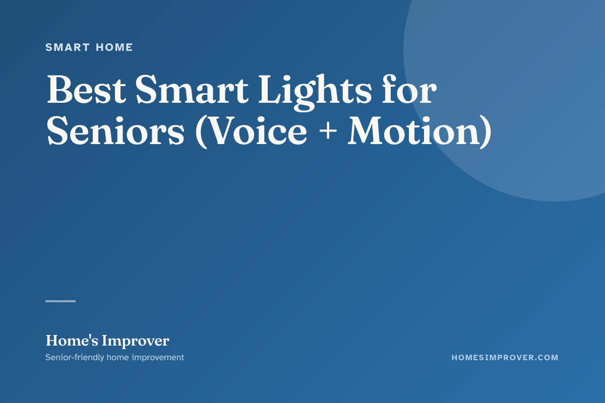 A motion-activated nightlight illuminating a senior bedroom path